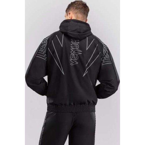 Venum Midnight Fury sportinė striukė – juoda/pilka/sidabrinė