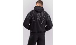 Venum Midnight Fury sportinė striukė – juoda/pilka/sidabrinė