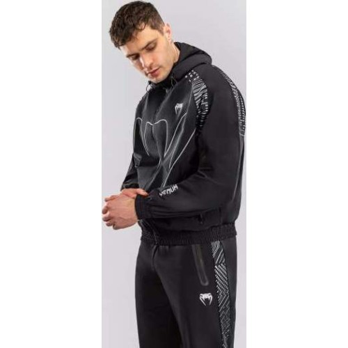 Venum Midnight Fury sportinė striukė – juoda/pilka/sidabrinė