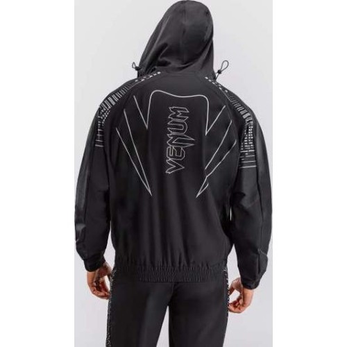 Спортивная куртка Venum Midnight Fury – чёрная/серая/серебристая