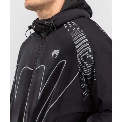 Venum Midnight Fury sportinė striukė – juoda/pilka/sidabrinė