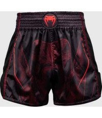 Venum Spectre Muay Thai šortai, juodi/raudoni