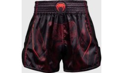 Venum Spectre Muay Thai šortai, juodi/raudoni