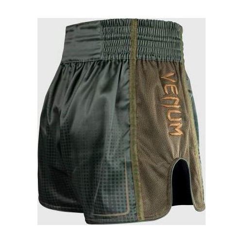 Muay Thai šortai Venum Stealth, chaki/tamsiai žali