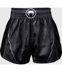 Venum Stealth Muay Thai šortai - juodi/balti