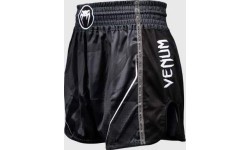 Venum Stealth Muay Thai šortai - juodi/balti
