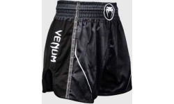 Venum Stealth Muay Thai šortai - juodi/balti