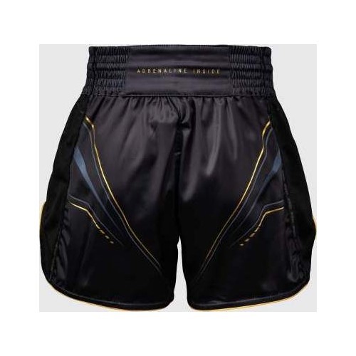 Venum Streamline Muay Thai šortai, juodi/auksiniai