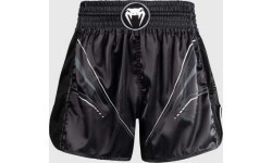 Venum Streamline Muay Thai Shorts - Black/White