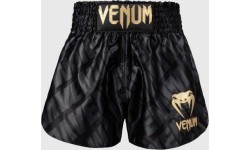 Шорты для муай-тай Venum Contender XT, чёрно-золотые