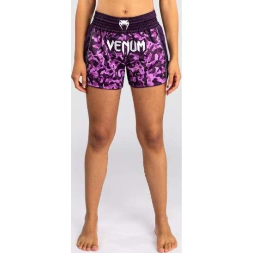 Venum Iris Muay Thai šortai moterims, slyvų/rožinės spalvos