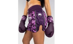 Venum Iris Muay Thai šortai moterims, slyvų/rožinės spalvos