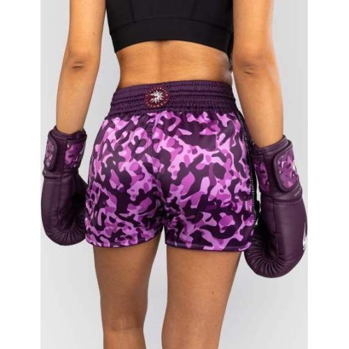 Venum Iris Muay Thai šortai moterims, slyvų/rožinės spalvos