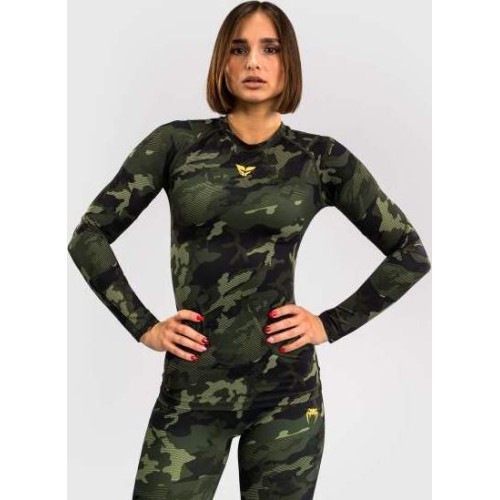 Venum x Sophia Rose Women’s Long Sleeve Rashguard - Forest Camo