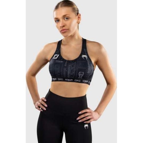 Karate Combat by Venum Sports Bra - Black/Grey