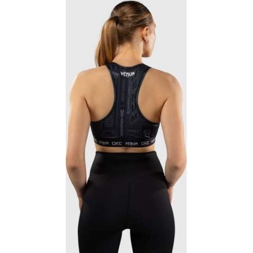 Karate Combat by Venum Sports Bra - Black/Grey