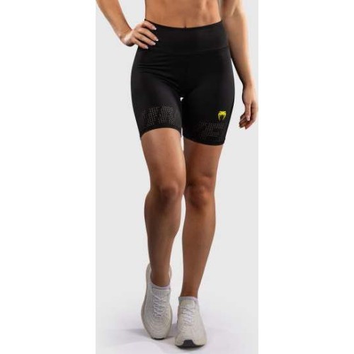 Venum Lazer Women's Compression Shorts - Black/Yellow