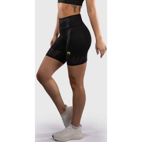 Venum Lazer Women's Compression Shorts - Black/Yellow