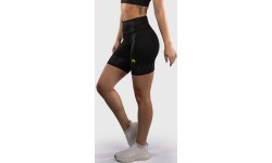 Venum Lazer Women's Compression Shorts - Black/Yellow