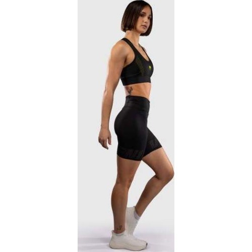 Venum Lazer Women's Compression Shorts - Black/Yellow
