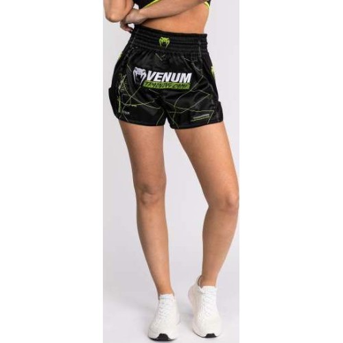 Venum Training Camp 4.0 Muay Thai Short - Black/Neon Green
