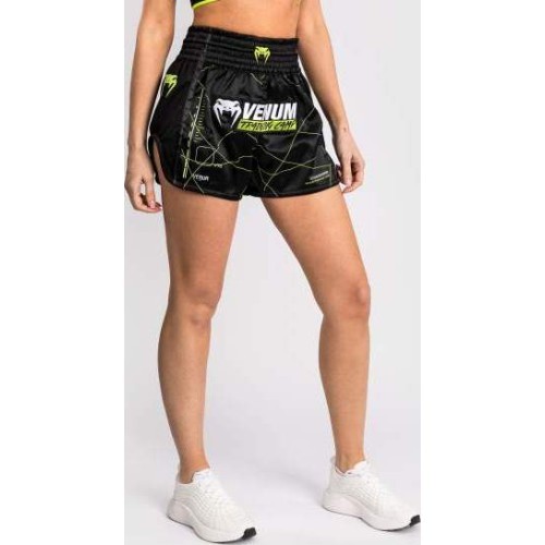 Venum Training Camp 4.0 Muay Thai Short - Black/Neon Green