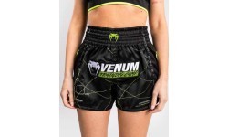 Venum Training Camp 4.0 Muay Thai Short - Black/Neon Green