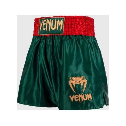 Venum Classic Muay Thai šortai, tamsiai žali