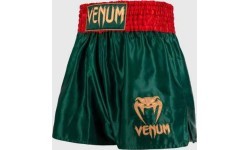 Venum Classic Muay Thai šortai, tamsiai žali