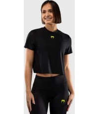 Женская футболка Venum Lazer Dry Tech, чёрная/жёлтая