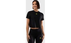 Venum Lazer Women's Dry Tech T-Shirt - Black/Yellow