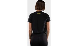 Venum Lazer Women's Dry Tech T-Shirt - Black/Yellow