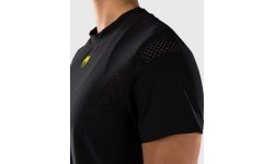 Женская футболка Venum Lazer Dry Tech, чёрная/жёлтая