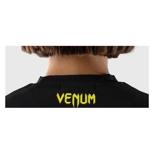 Venum Lazer Women's Dry Tech T-Shirt - Black/Yellow