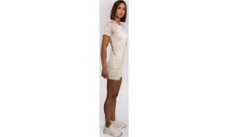Venum Serpenti Women’s Dry-Tech T-Shirt - Ivory/Burgundy