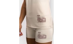 Venum Serpenti Women’s Dry-Tech T-Shirt - Ivory/Burgundy