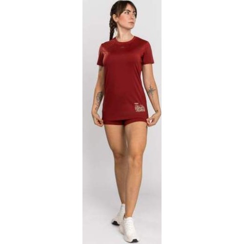 Venum Serpenti moteriški Dry-Tech marškinėliai, Burgundy/Ivory