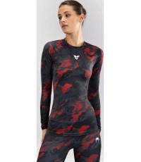 Venum x Sophia Rose Women’s Long Sleeve Rashguard - Urban Red Camo