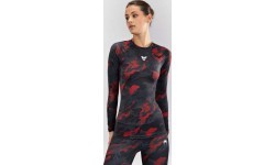 Venum x Sophia Rose Women’s Long Sleeve Rashguard - Urban Red Camo