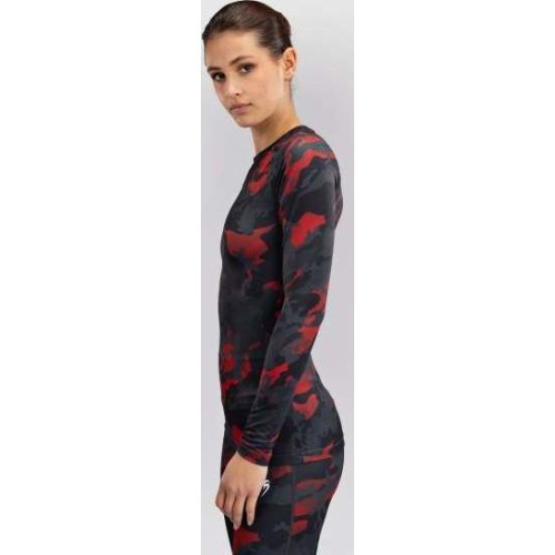 Женский рашгард с длинным рукавом Venum x Sophia Rose Urban Red Camo