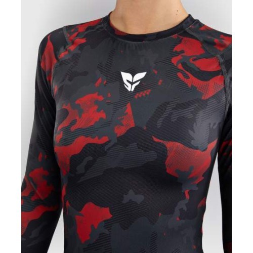Venum x Sophia Rose Women’s Long Sleeve Rashguard - Urban Red Camo