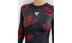 Женский рашгард с длинным рукавом Venum x Sophia Rose Urban Red Camo