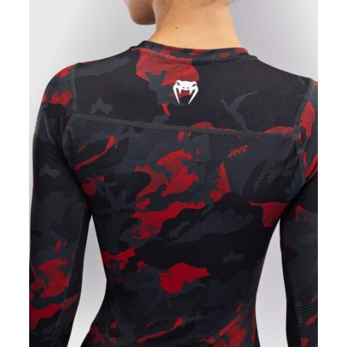 Venum x Sophia Rose Women’s Long Sleeve Rashguard - Urban Red Camo