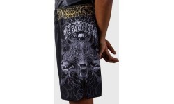 Venum Wolf Atak Kids Fightshorts - Black/Grey