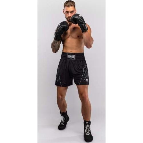 Venum Streamline Boxing Shorts - Black/White