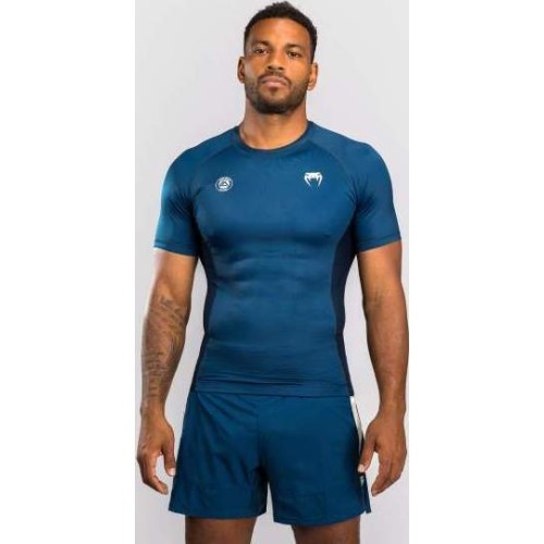 Venum x Roger Gracie Academy Short Sleeve Rashguard - Blue