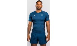 Venum x Roger Gracie Academy Short Sleeve Rashguard - Blue
