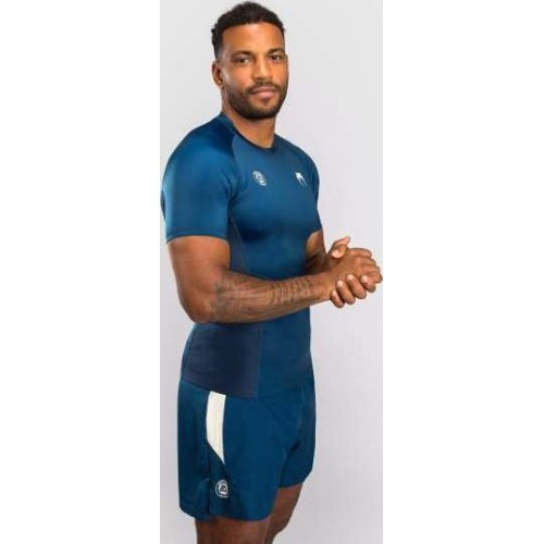 Venum x Roger Gracie Academy Short Sleeve Rashguard - Blue