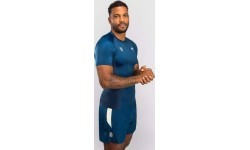 Venum x Roger Gracie Academy Short Sleeve Rashguard - Blue