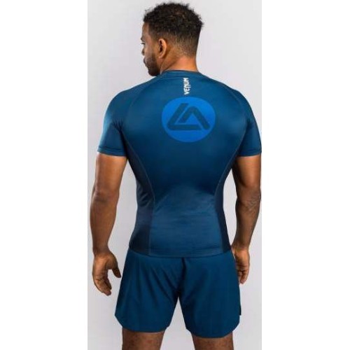 Venum x Roger Gracie Academy Short Sleeve Rashguard - Blue